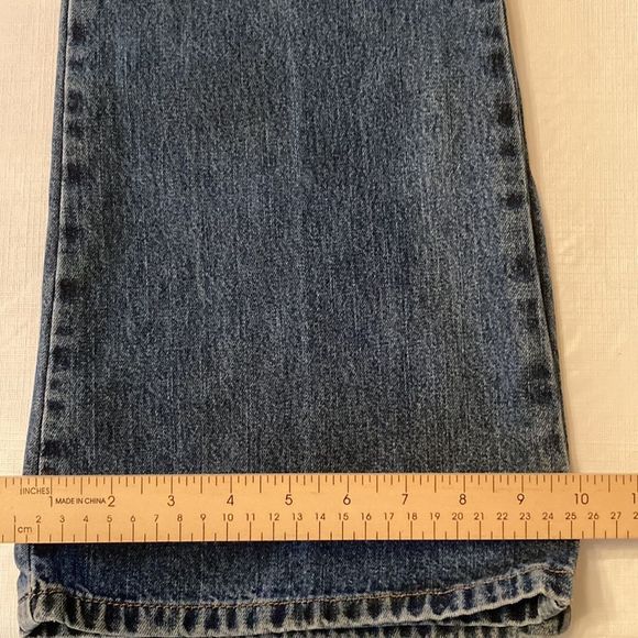 LEI Jeans High Waist Flared Leg Bell Bottom Blue Denim Jeans - Picture 12 of 16